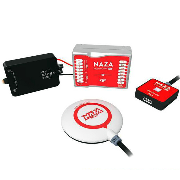Полетный контроллер DJI NAZA-M LITE для мультикоптеров (комплект)