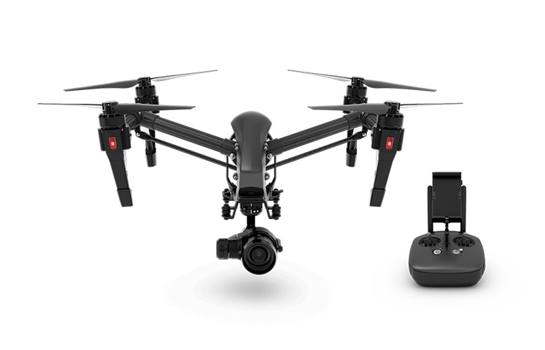 Квадрокоптер DJI Inspire 1 Pro Black Edition с камерой Zenmuse X5 4K (1 пульт)